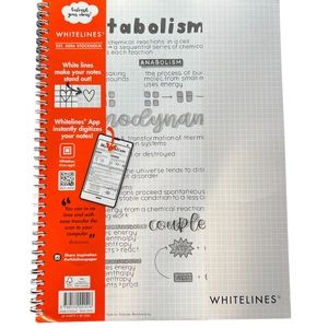 Whitelines 80 gsm A4 Squared Notebook